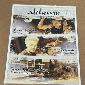 ALCHEMY CYMBALS - MATT MCDONOUGH / VODINH / ANTONOPOLOUS - 2008 Print Ad